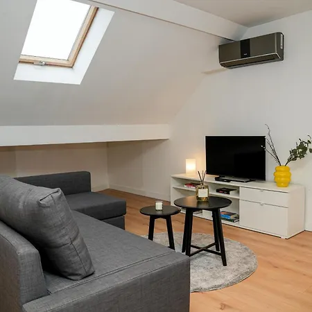 Chic & Modern 1br & 1lr Apt, 12 Min Walk To Rabot Lejlighed Gent