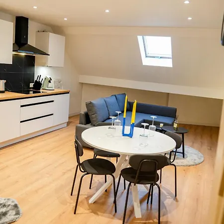 Chic & Modern 1br & 1lr Apt, 12 Min Walk To Rabot Gent