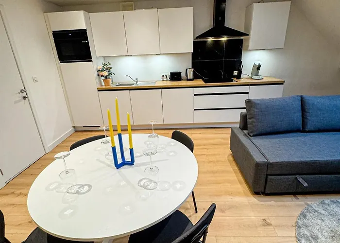 Apartment Chic & Modern 1br & 1lr Apt, 12 Min Walk To Rabot