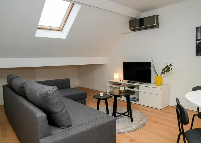 Chic & Modern 1br & 1lr Apt, 12 Min Walk To Rabot Apartment Gent